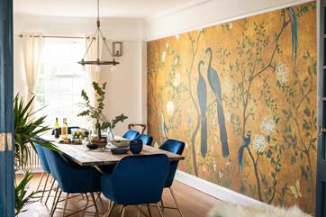 What a wonderful dining area. Perfect for serving up a feast on that special occasion.