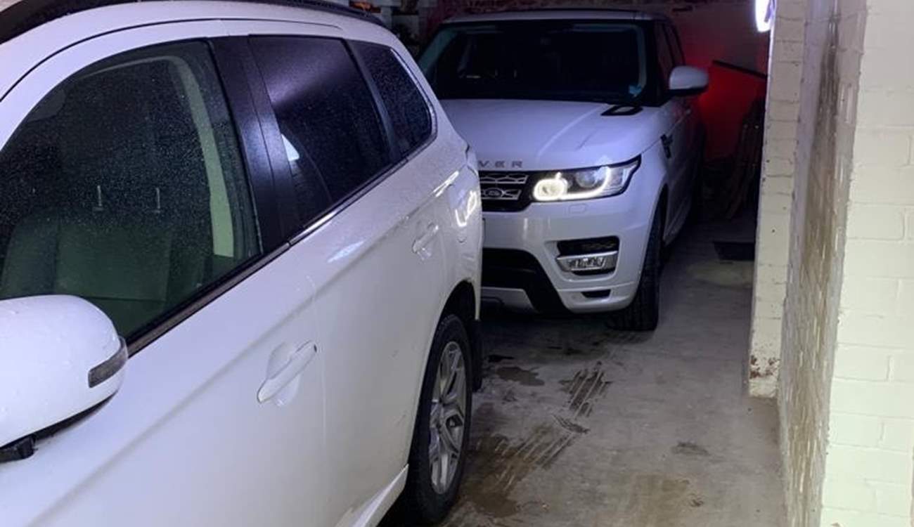 Example of the garage space.