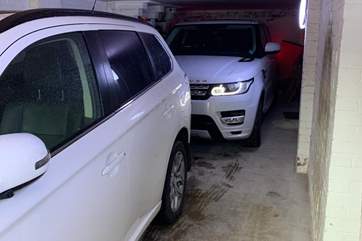 Example of the garage space.