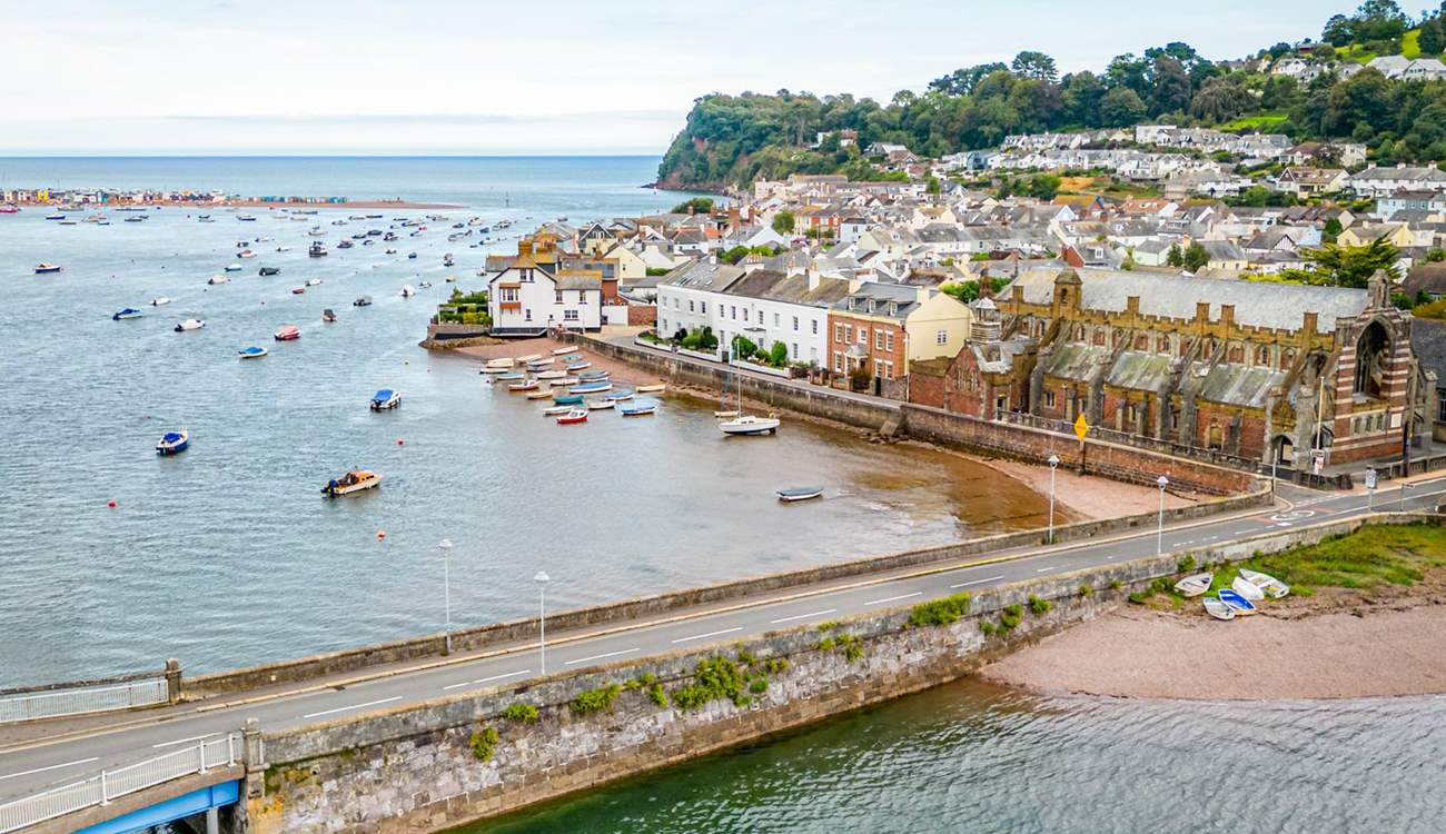 Mintons, located next to the river beach in Shaldon.