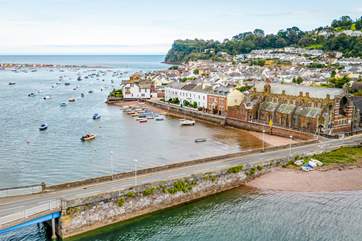 Mintons, located next to the river beach in Shaldon.