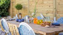 Lay out a feast on this magnificent table.