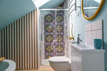 The second-floor shower-room.