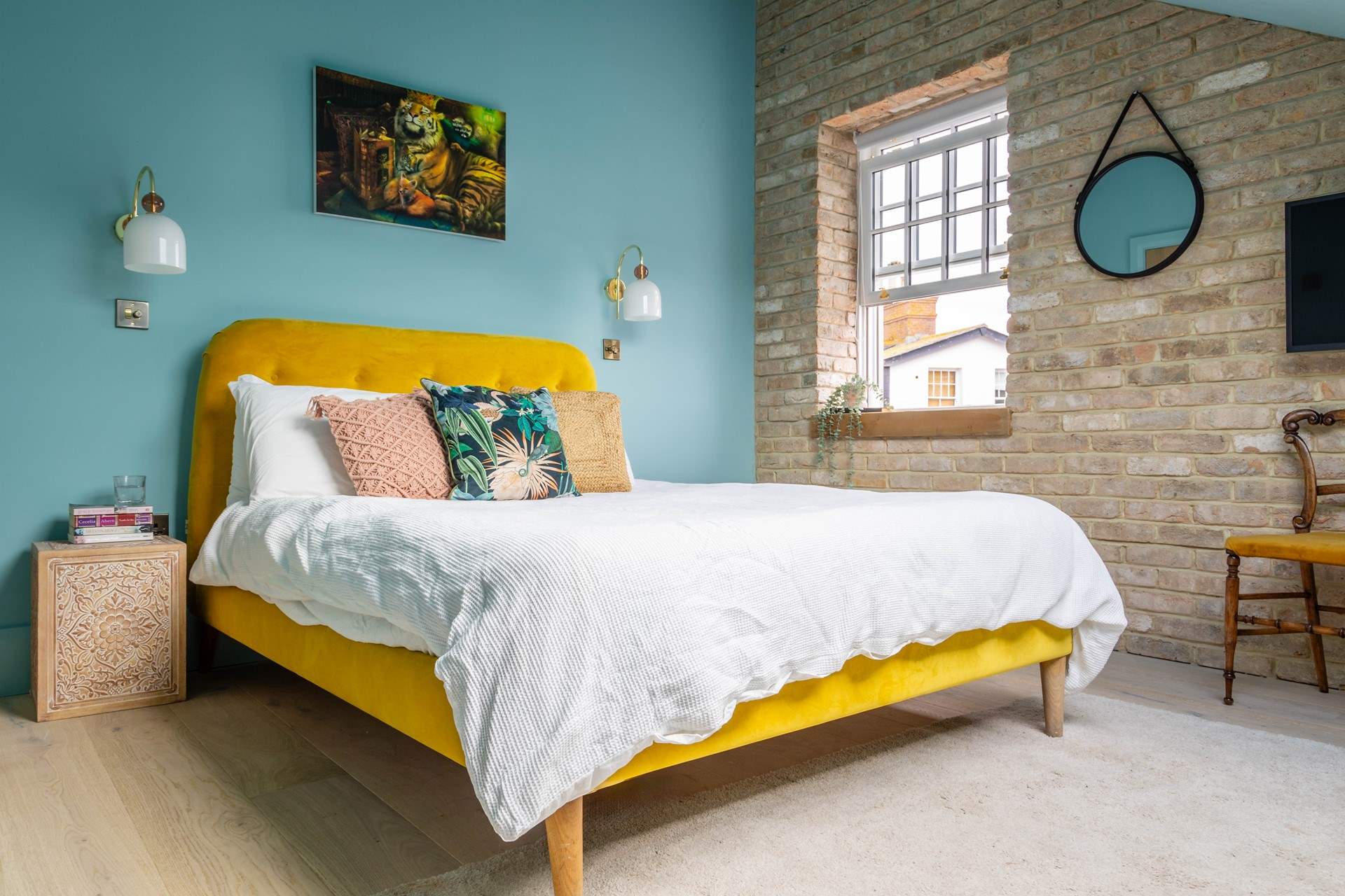 Bedroom 5 is home to this beautiful king-size bed, which also links into its own en suite.