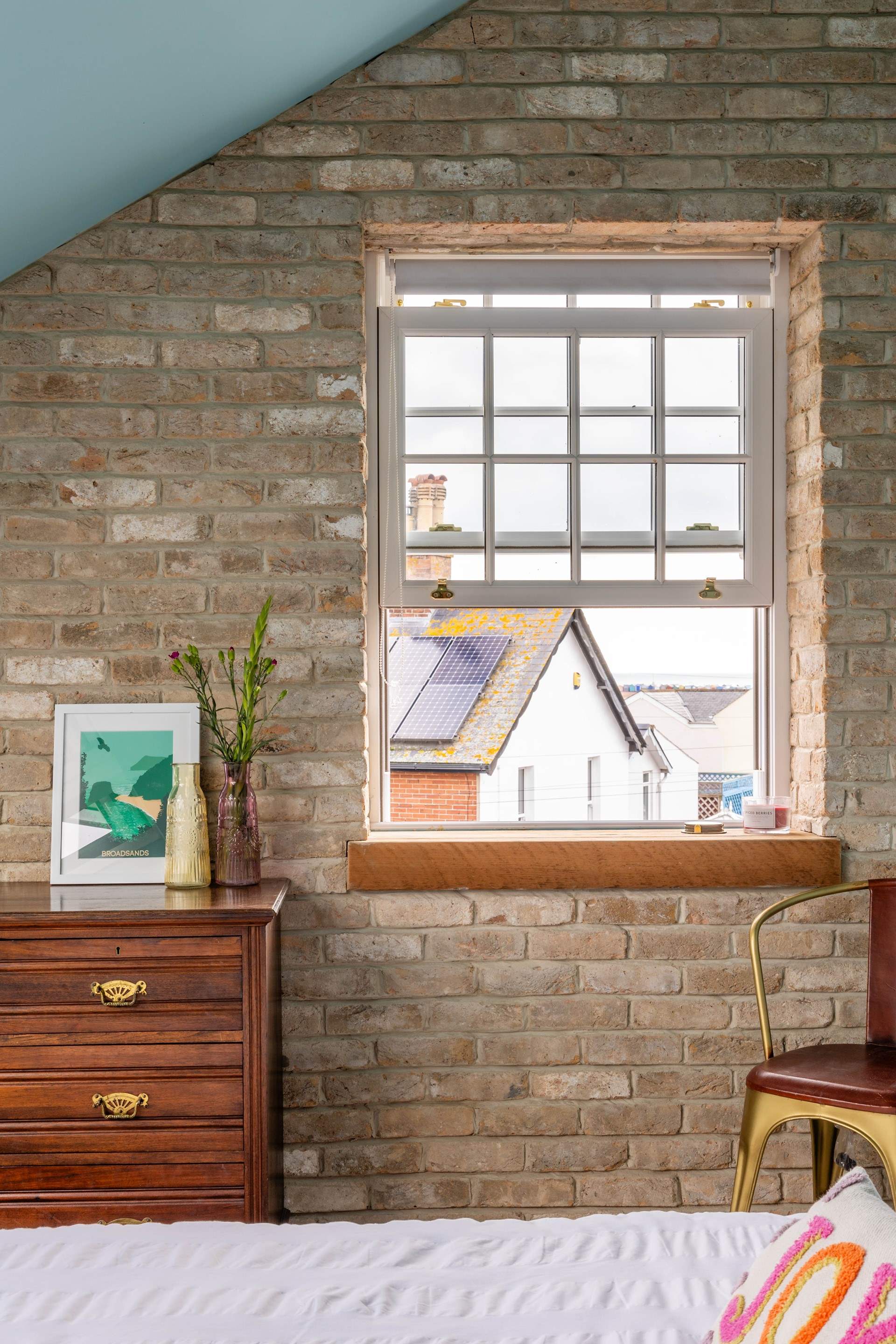 Beautiful views out and over Shaldon from bedroom 6.