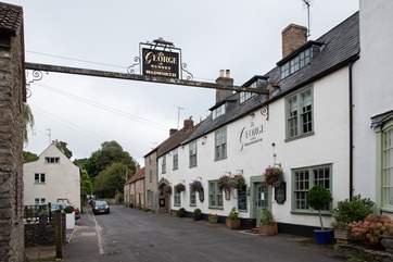 The village pub awaits you.