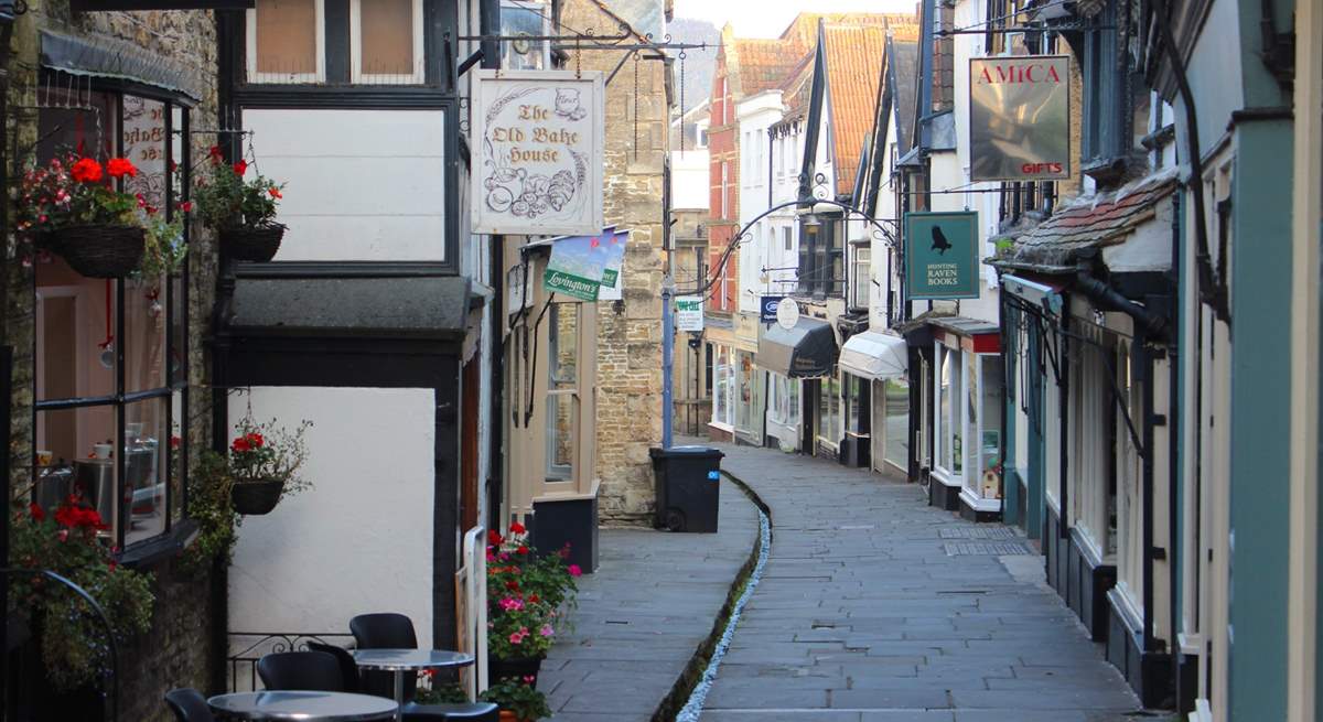 Nearby Frome has an array of independent shops.