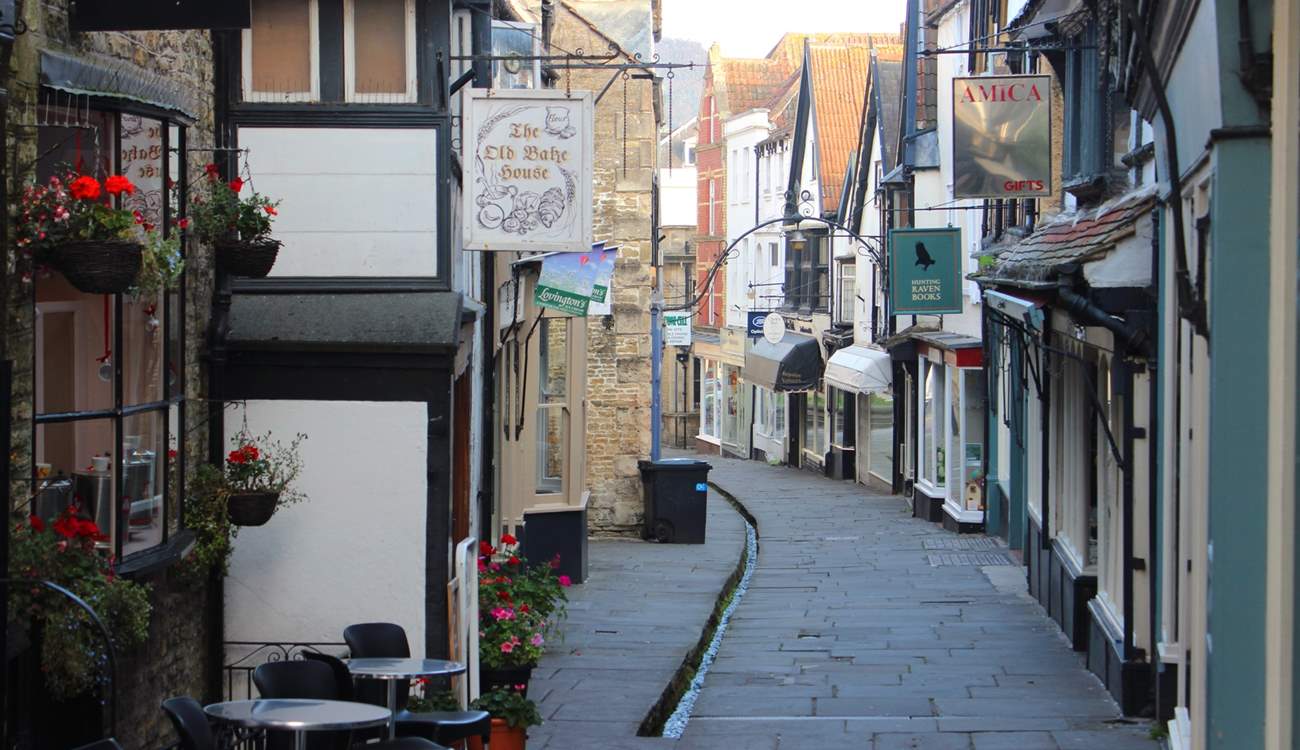 Nearby Frome has an array of independent shops.