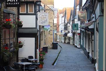 Nearby Frome has an array of independent shops.