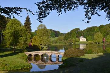 Stourhead is a twenty minute drive away and the autumnal colours are spectacular.