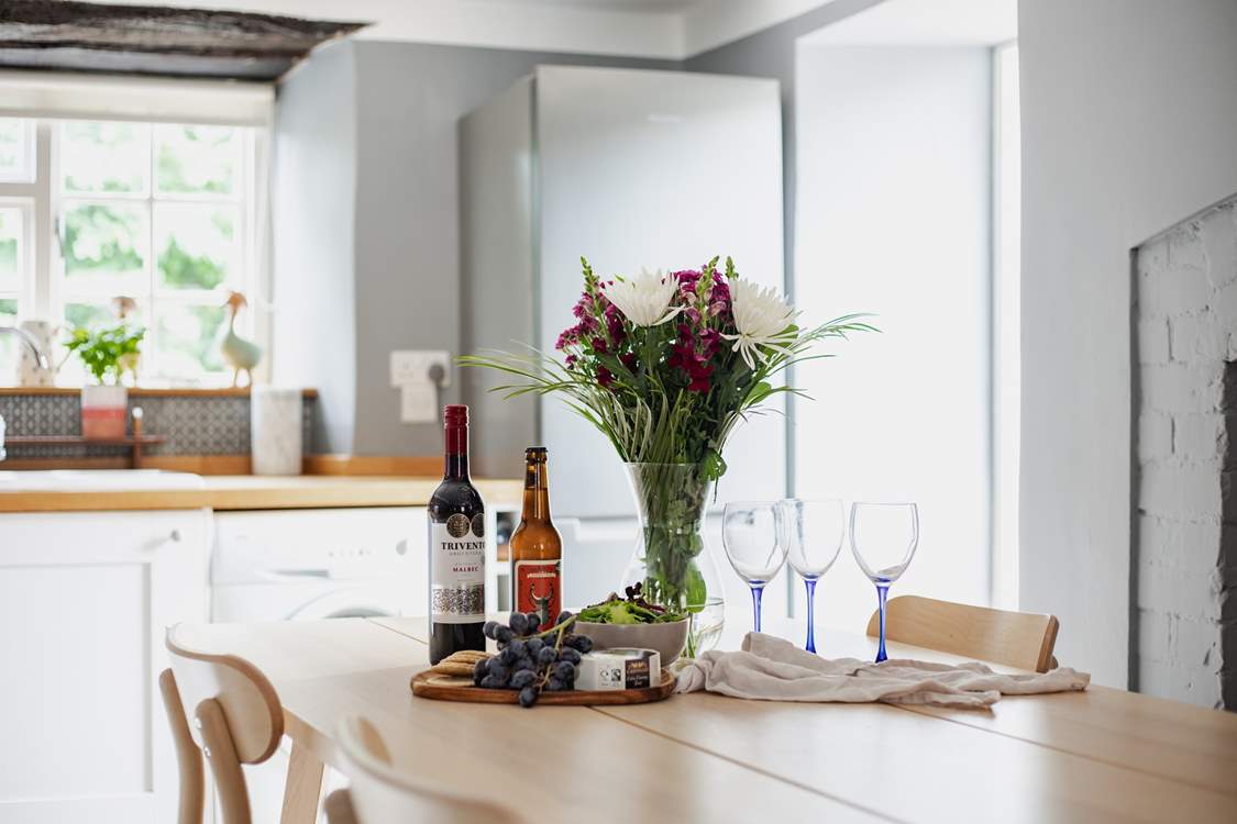 The super equipped kitchen will leave you wanting for nothing more.