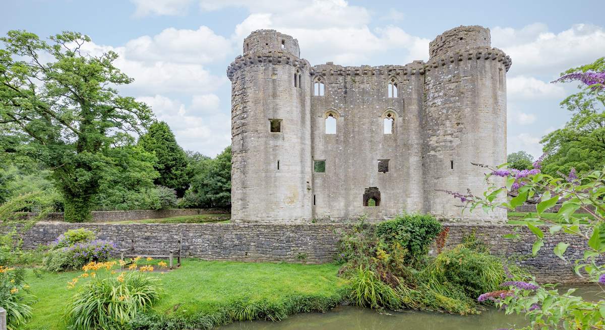 Beautiful Nunney Castle, a short stroll from The Green House.