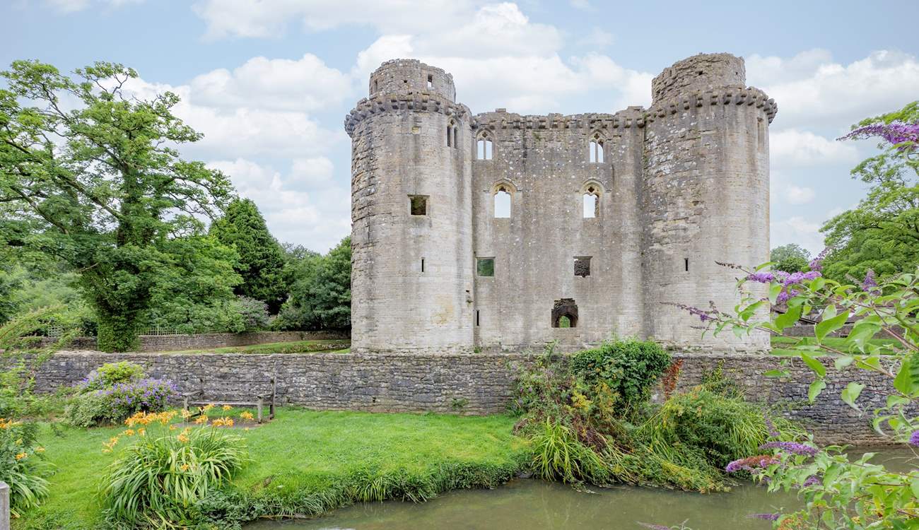 Beautiful Nunney Castle, a short stroll from The Green House.
