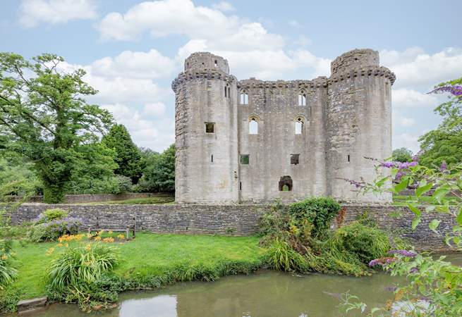 Beautiful Nunney Castle, a short stroll from The Green House.