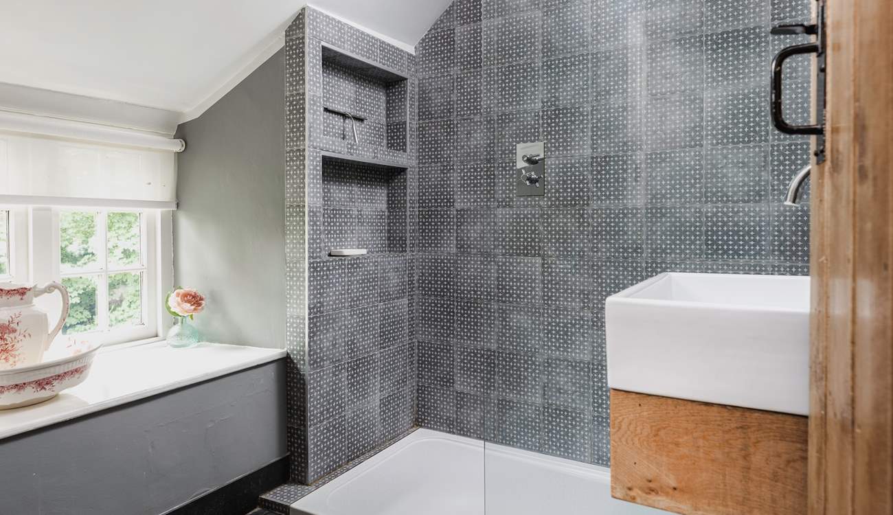 The shower-room is simply fabulous.