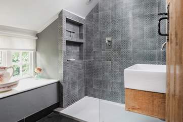 The shower-room is simply fabulous.