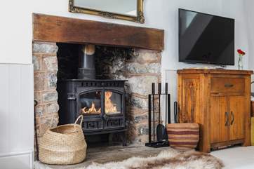 The super cosy sitting-room.