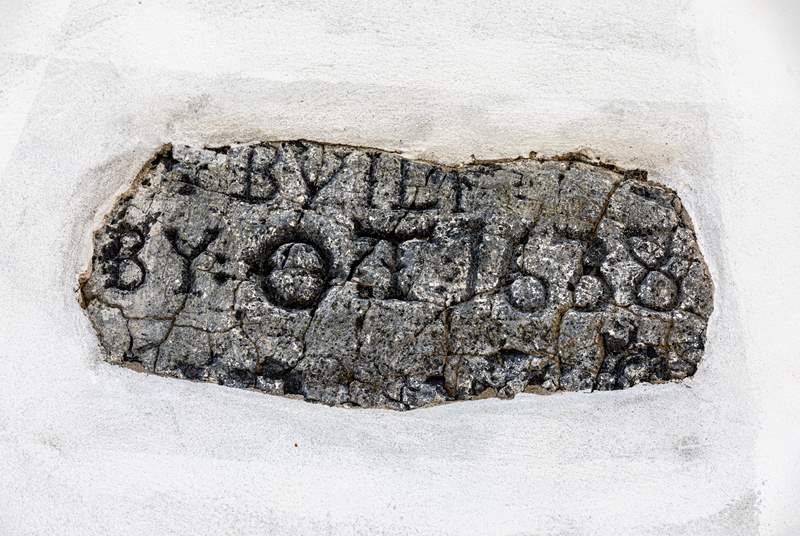 Pheasant Cottage dates back to the late 1600s, can you find the date carved into the stone?