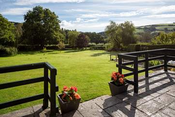 What fabulous views from your raised patio area. Once arrived, the hot tub will be situated to the right of the patio (due January 2021).