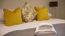 Beautiful colour themes throughout this beautiful cottage.