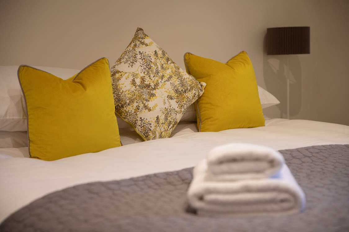 Beautiful colour themes throughout this beautiful cottage.