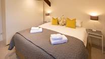 Bedroom 3 is beautifully furnished. This super-king double bed can also be made up as two singles.