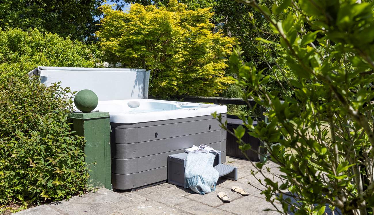 Anyone for a dip in the hot tub!