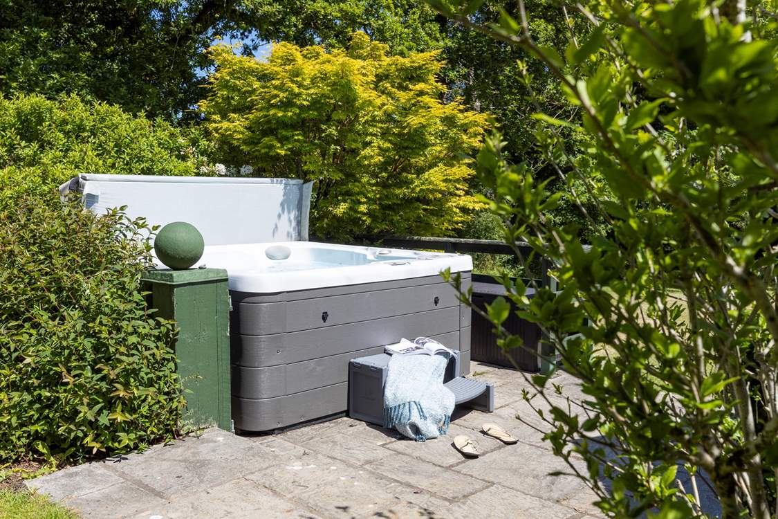 Anyone for a dip in the hot tub!