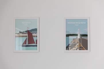 Local Brixham art to be enjoyed throughout the house.
