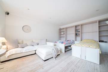 The first bedroom/snug room provides twin pull-down beds, ideal for the younger ones in your family.