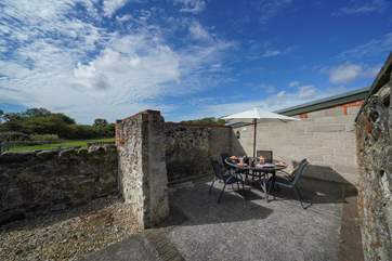 There is additional seating at the side of The Cattle Byre.