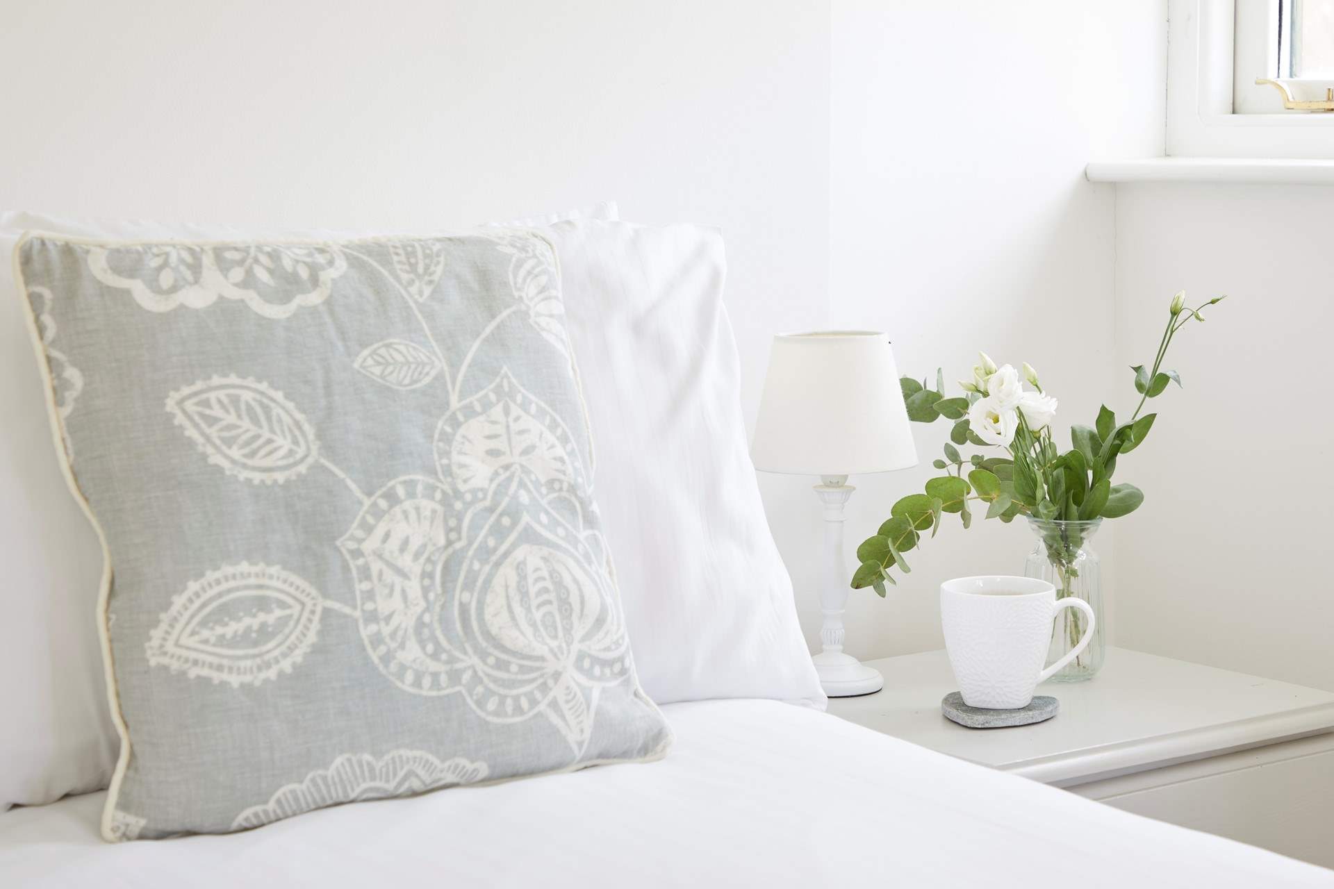 Soft, natural hues bring a sense of peace.