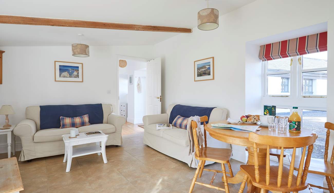 Relax on the comfy sofas after a day exploring the island.