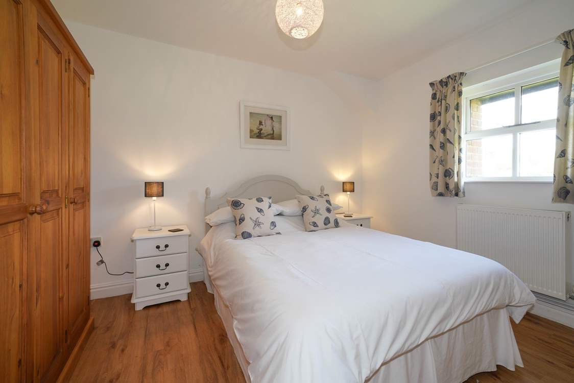 The double bedroom with en suite bathroom.