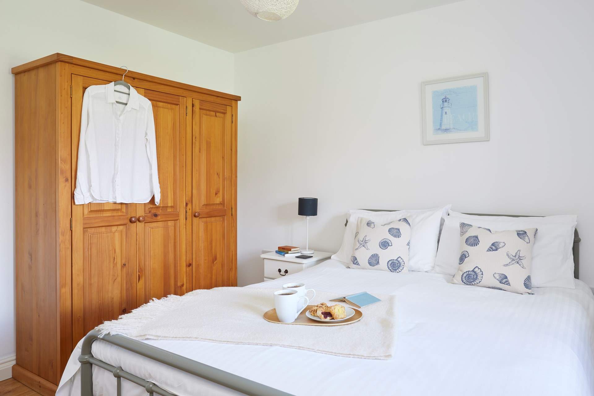 Bedroom 1 with double bed.