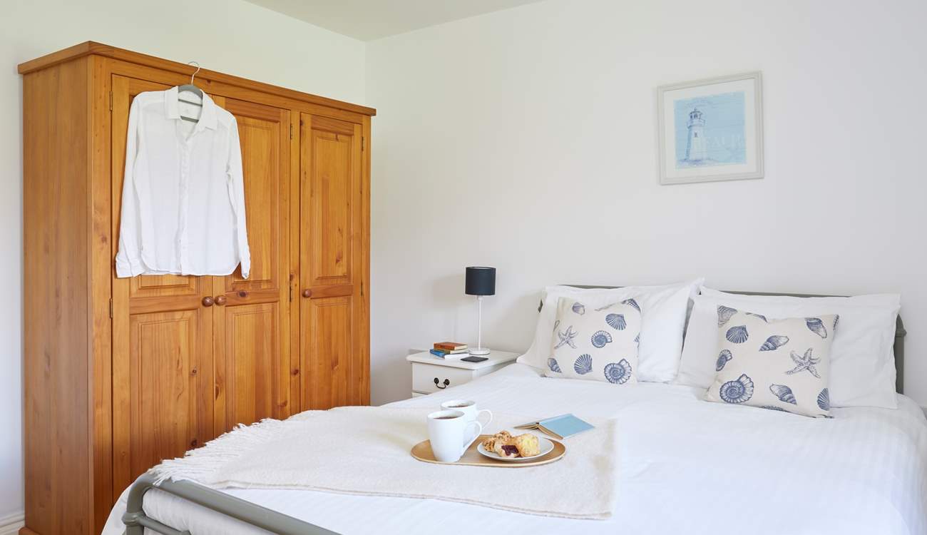 Bedroom 1 with double bed.