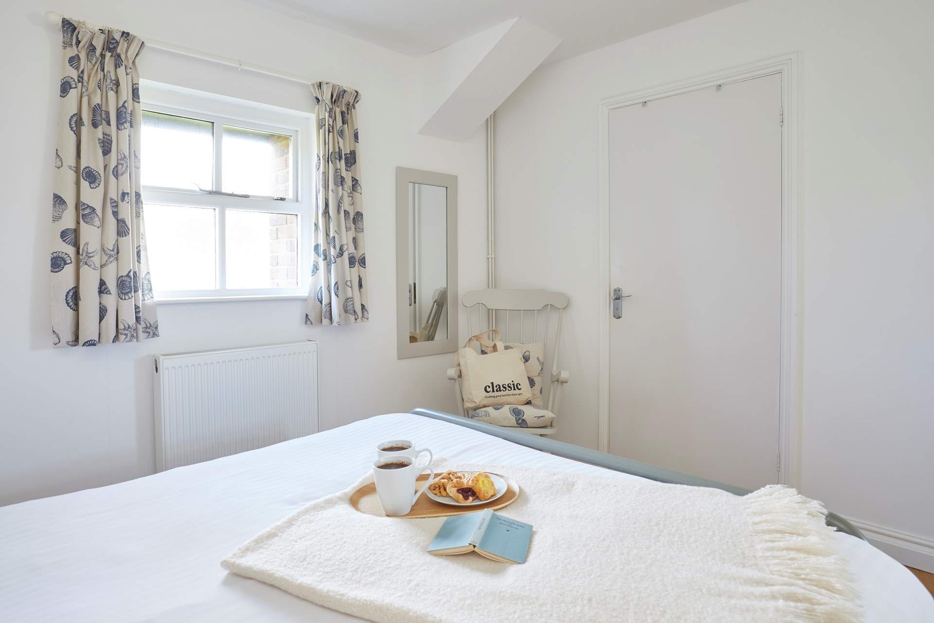 Bedroom 1 has been thoughtfully decorated with guests comfort in mind.