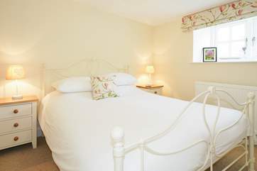 The bright and spacious double bedroom.