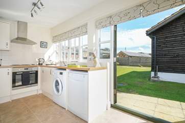 Enjoy cooking with views across the grounds.