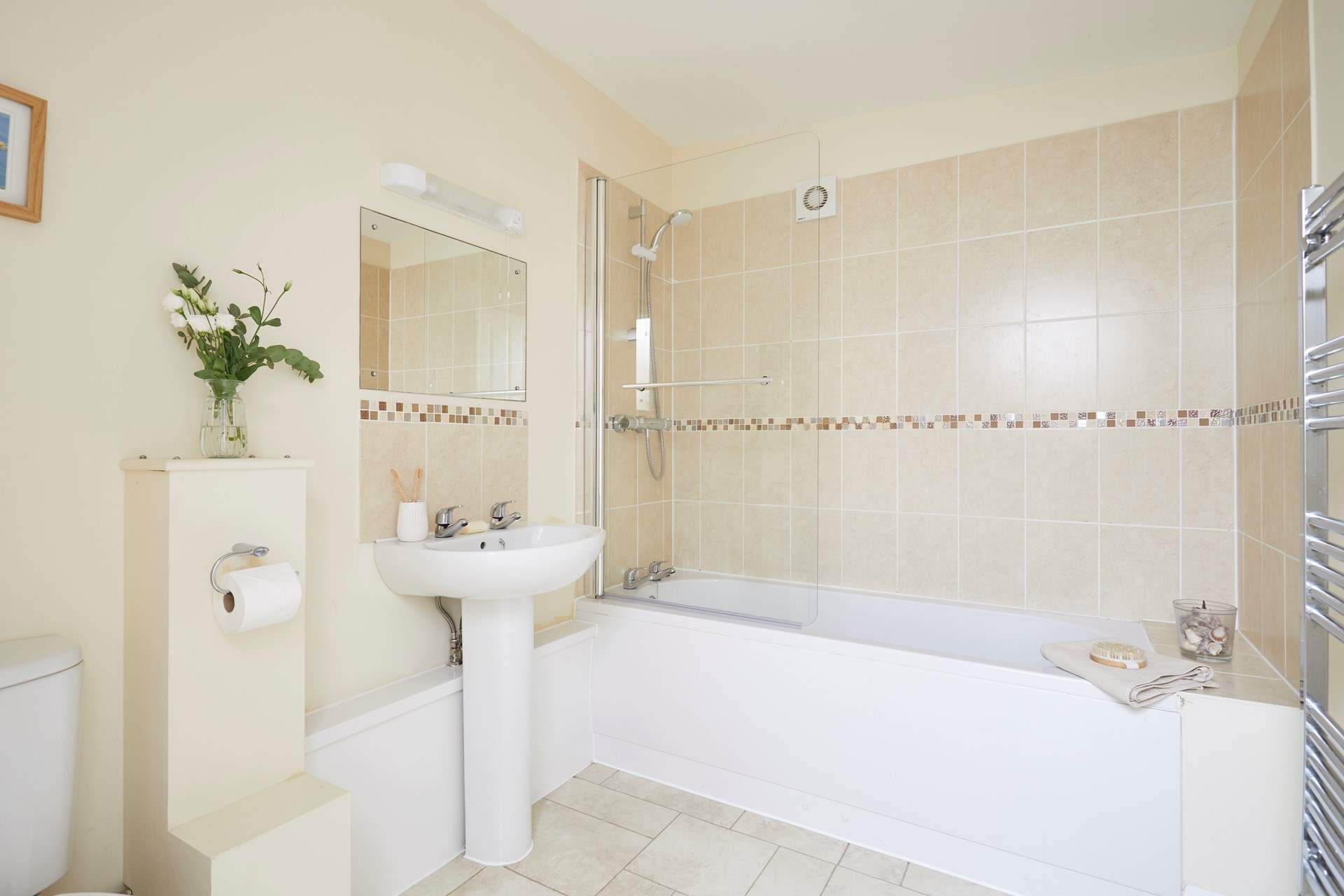 The family bathroom.