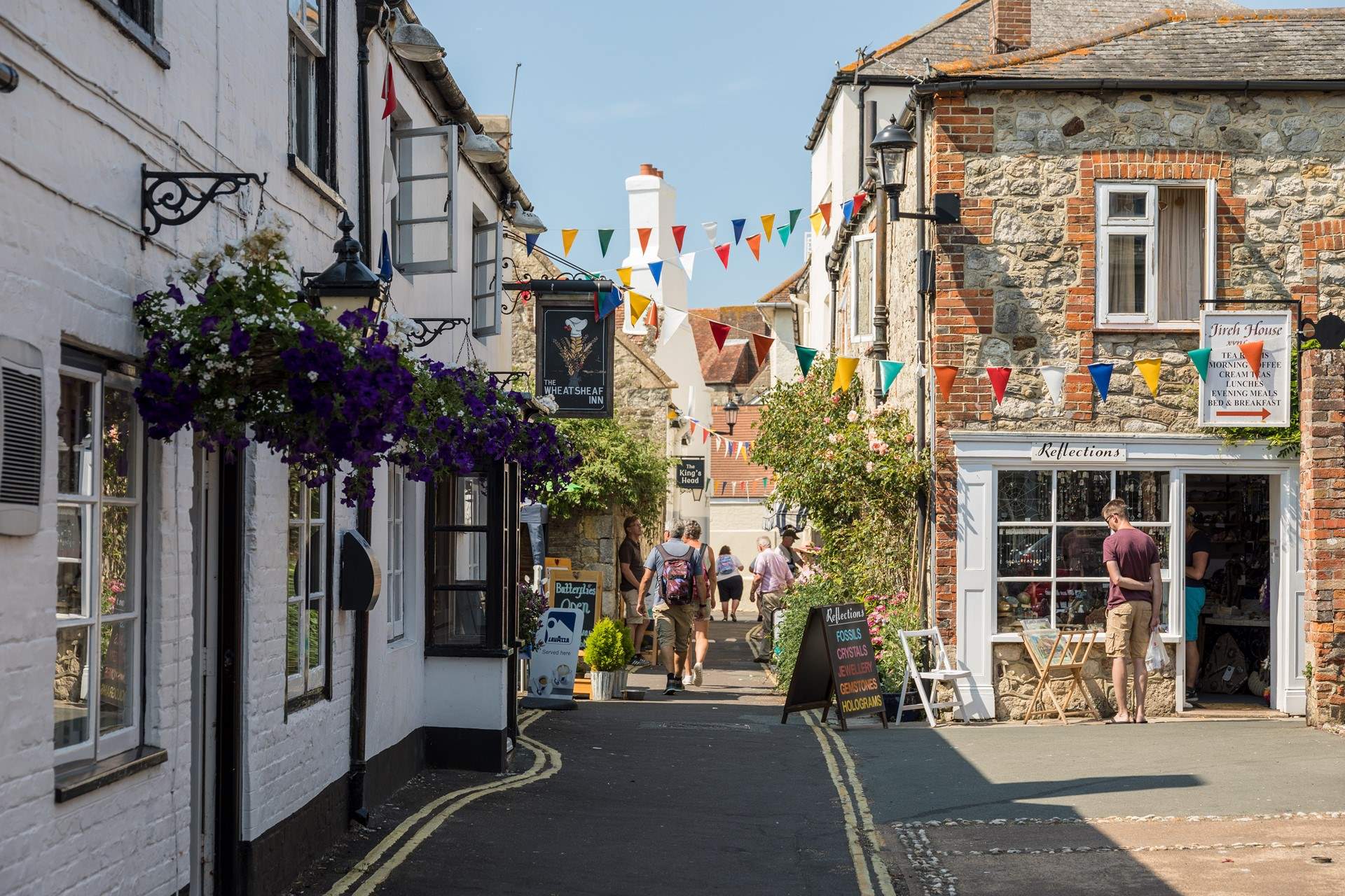 Yarmouth town has lots to offer, with great food and quirky shops.