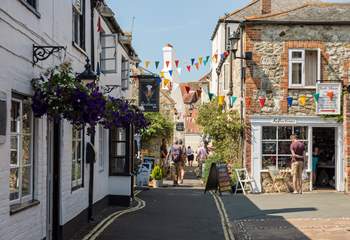 Yarmouth town has lots to offer, with great food and quirky shops.