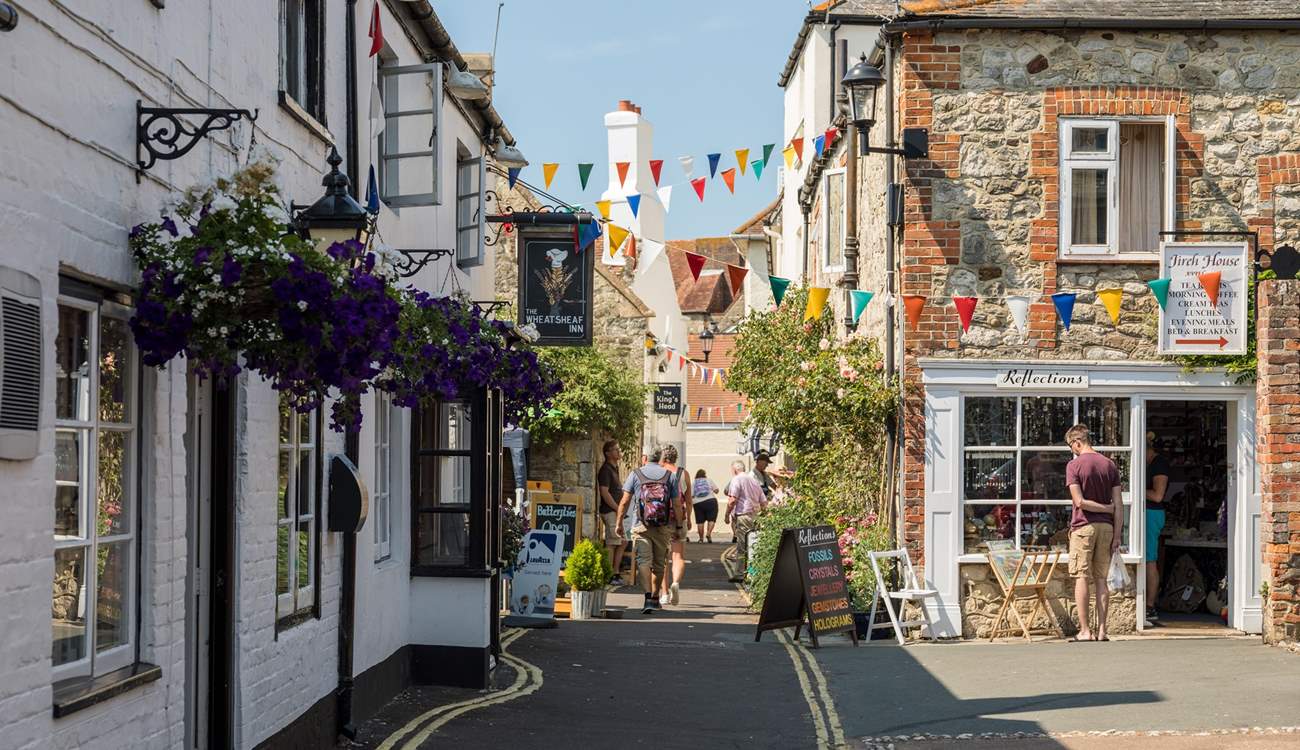 Yarmouth town has lots to offer, with great food and quirky shops.