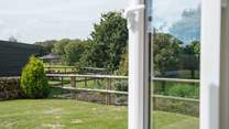 Wake up to the beautiful countryside views.
