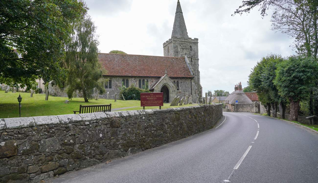 The quiet village of Shorwell.