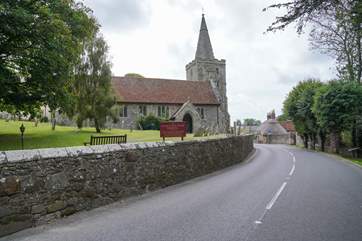 The quiet village of Shorwell.