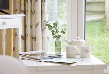 Relax with your morning tea while planning the days activities.