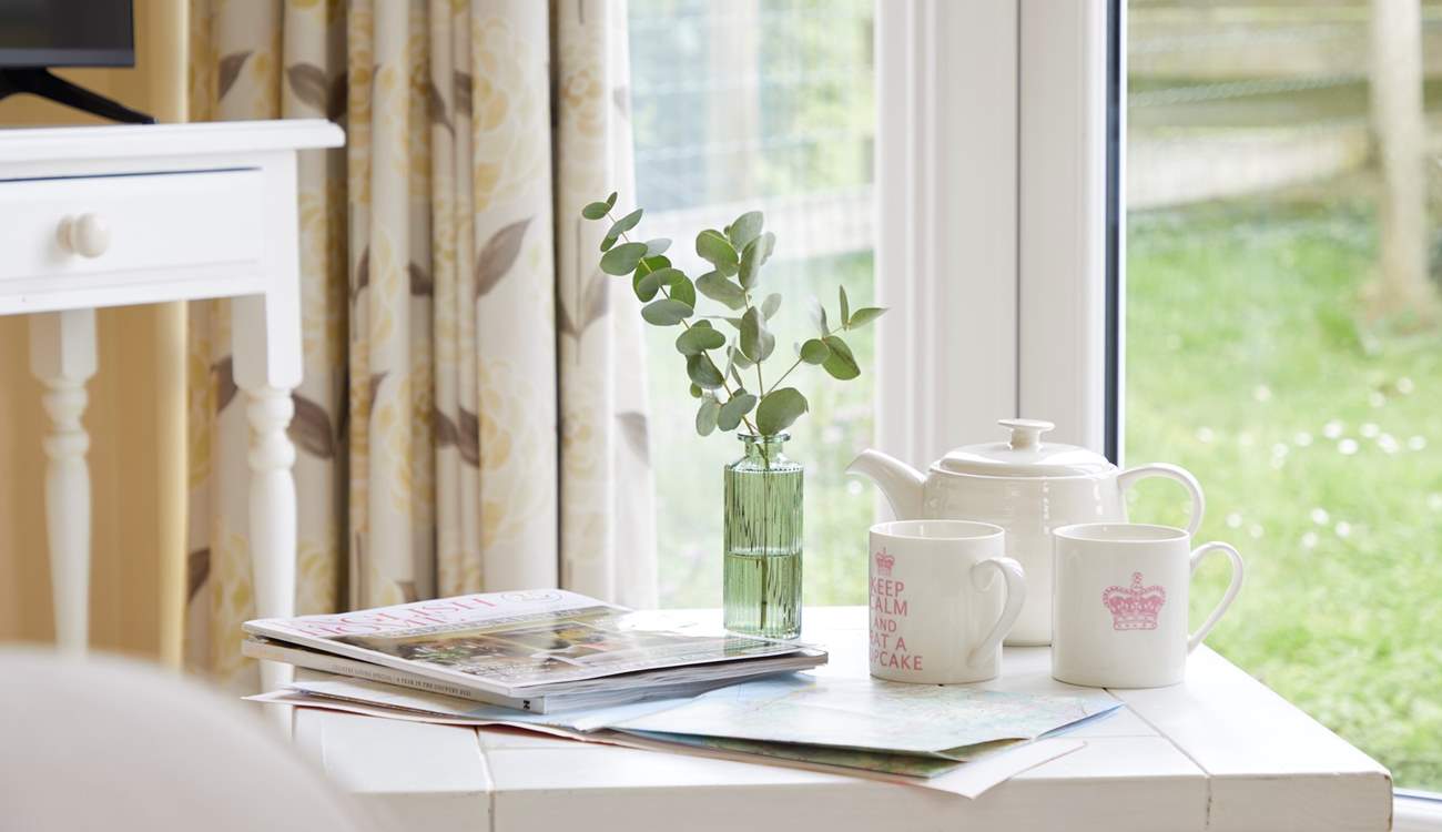 Relax with your morning tea while planning the days activities.