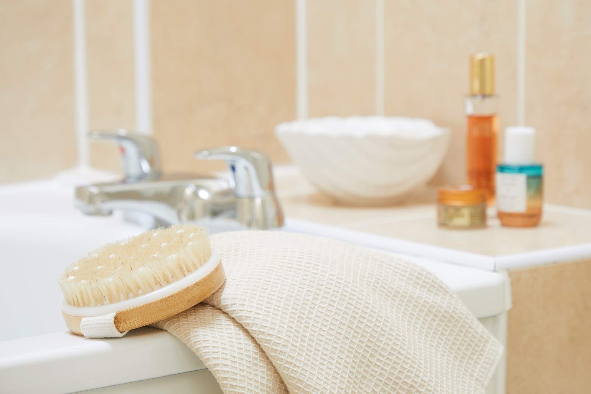 Rest up with a soak in the bath after a long day.