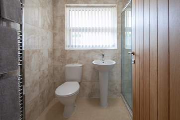 Brand new shower-room suite.